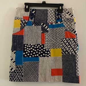 Anthropologie We Heart Vera Corduroy Skirt Patchwork